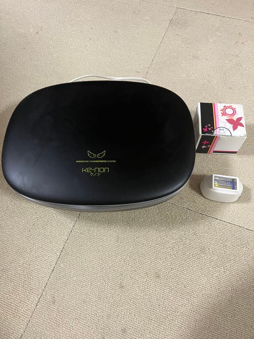 ケノン 脱毛器本体＋カートリッジ4種（美顔、ストロング、ラージ、ノーマル）