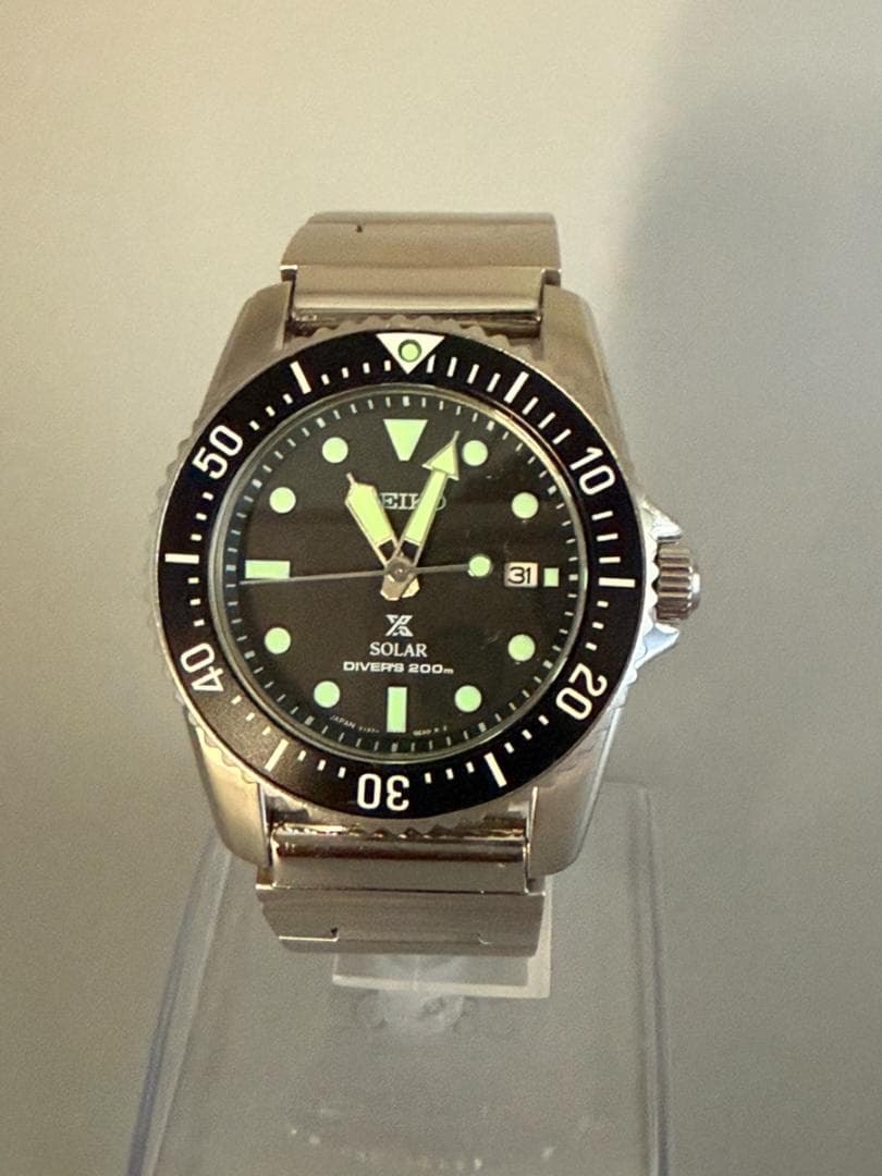 極美品 SEIKO プロスペックス ソーラー ダイバーズ SBDN075