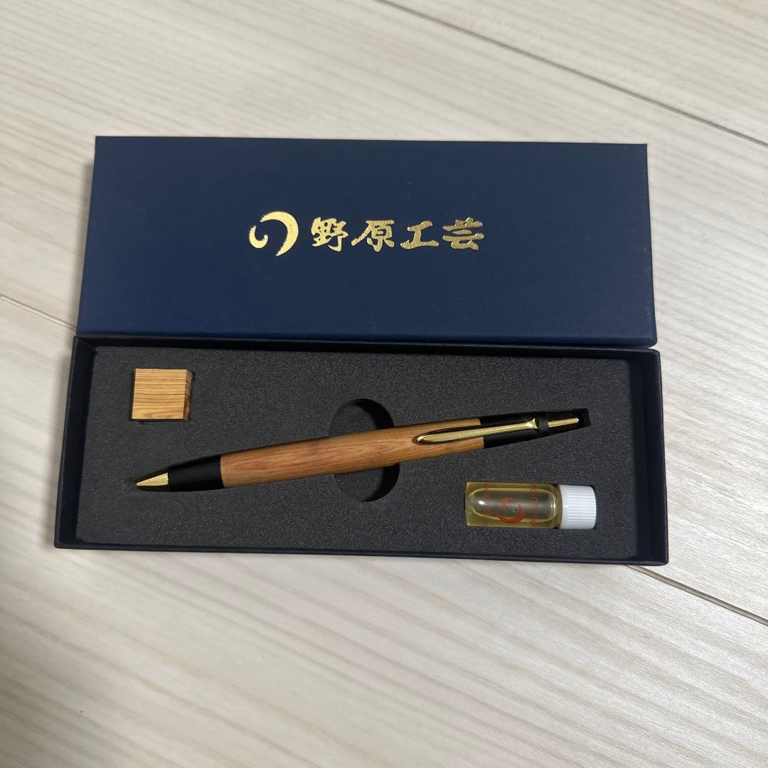 【破格】野原工芸 木製シャープペンシル旧型　木曽ヒノキ