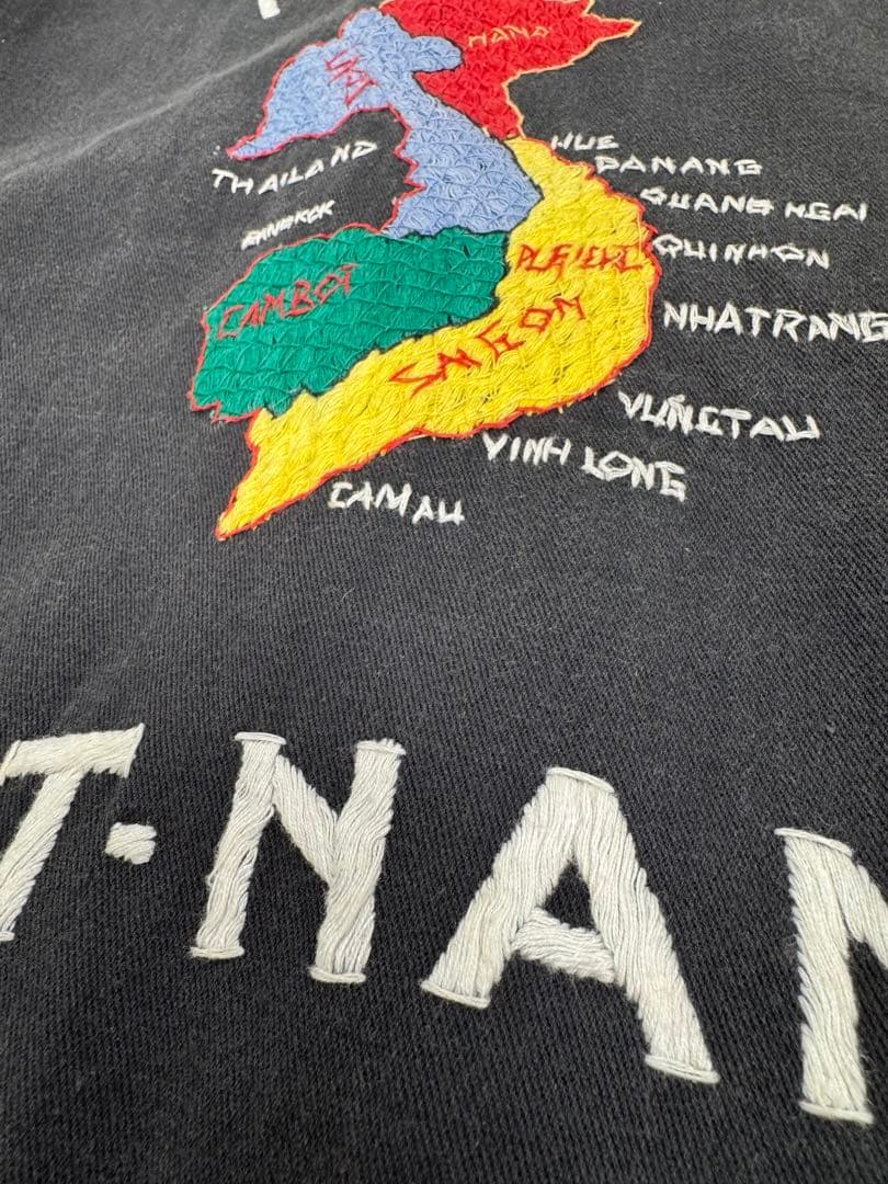 ユーズド ヴィンテージ ベトジャン ブラック メンズMサイズ相当