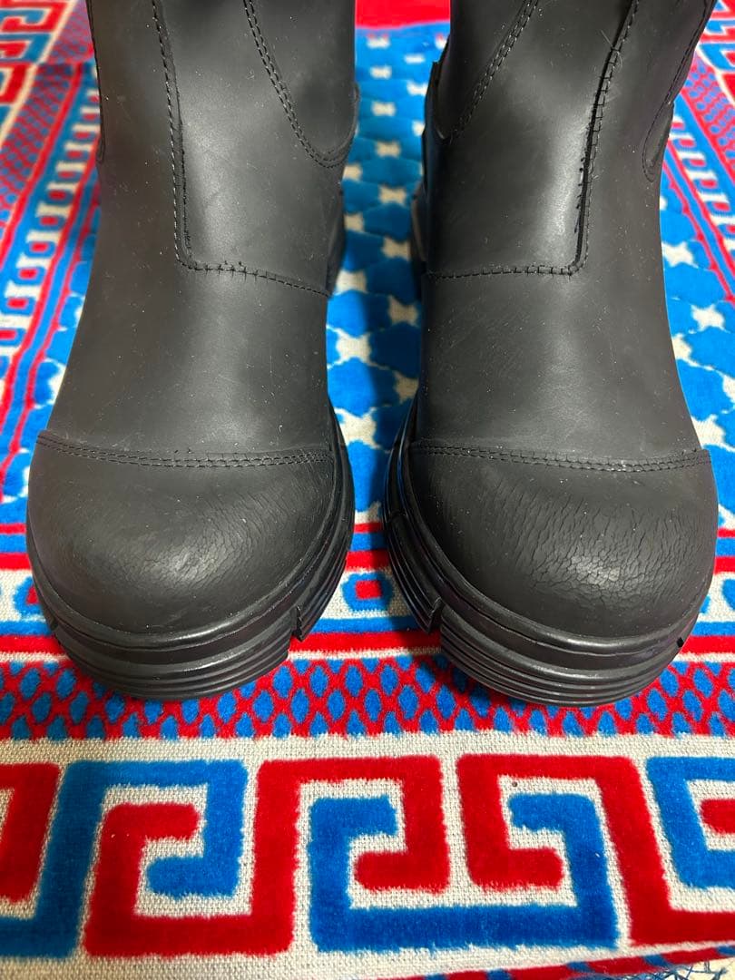 GANNI リサイクル ラバー ロングブーツ