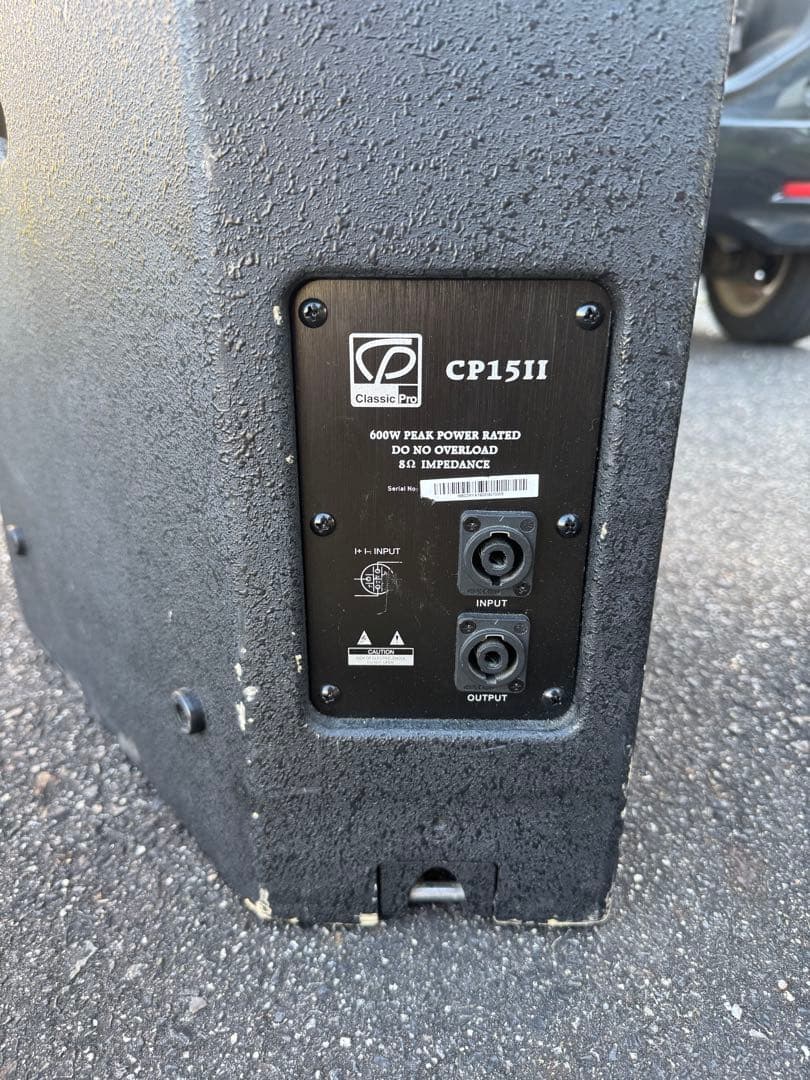 PAセット スピーカー2台 Classic Pro CP15II + ミキサー