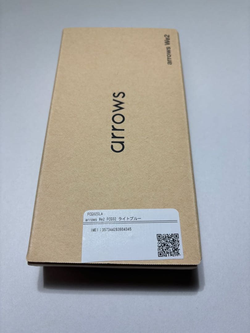 新品arrows We2 FCG02ライトブルー本体