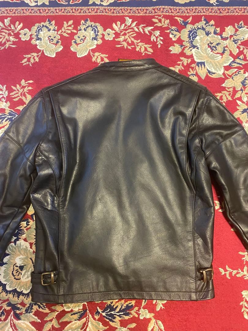 【DEGNER】レザーライダースジャケット　Mサイズ