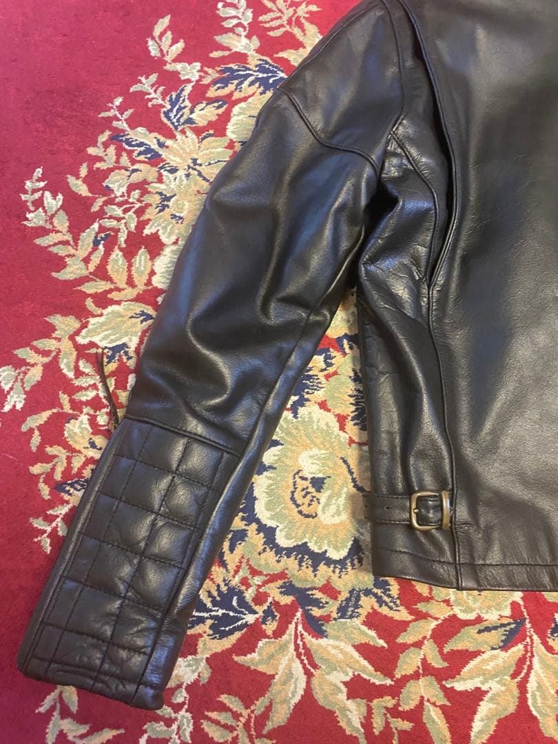 【DEGNER】レザーライダースジャケット　Mサイズ