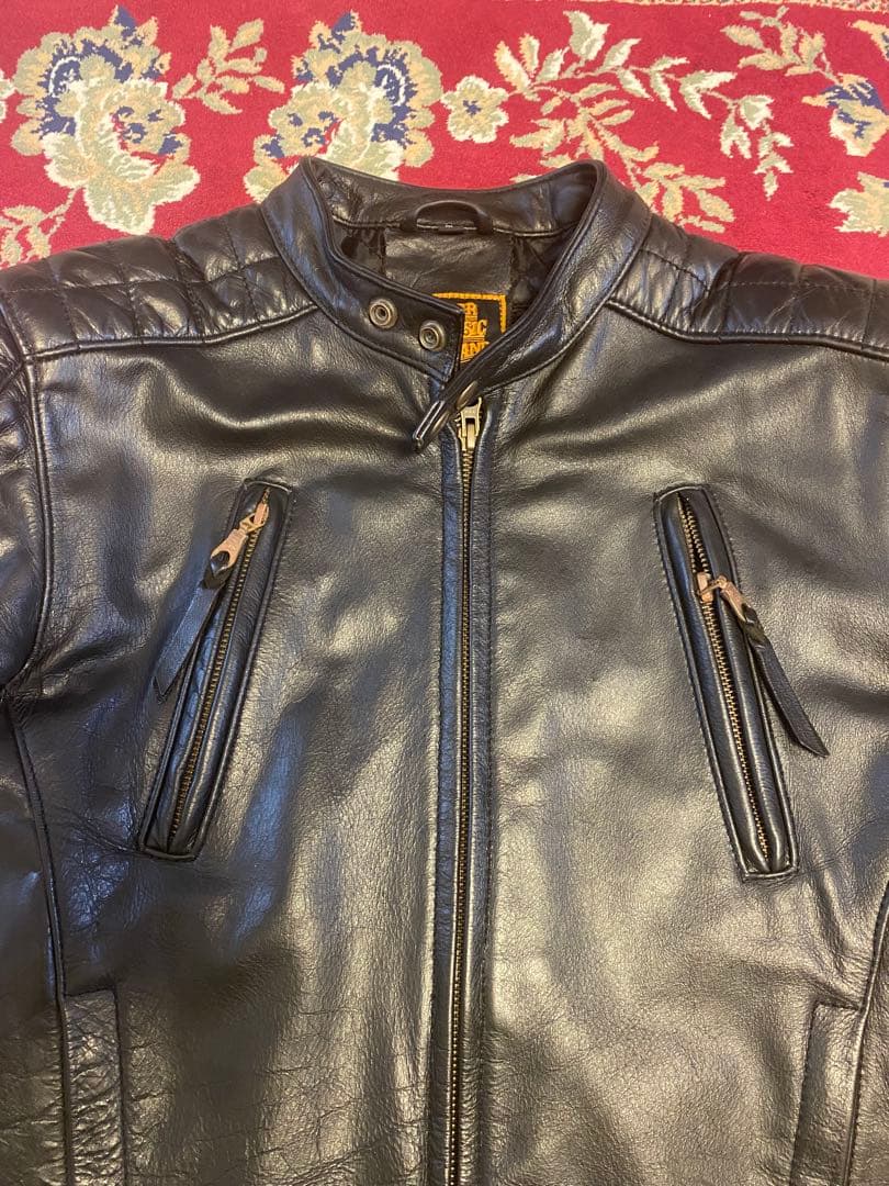 【DEGNER】レザーライダースジャケット　Mサイズ