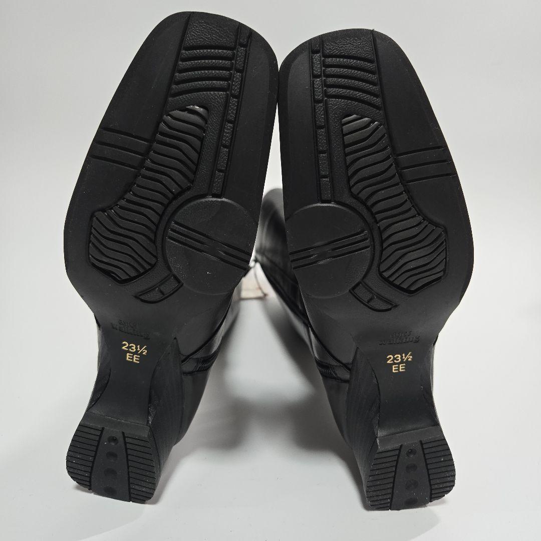 未使用 ASICS WALVAGE　サイドファスナー ロングブーツ 23.5cm