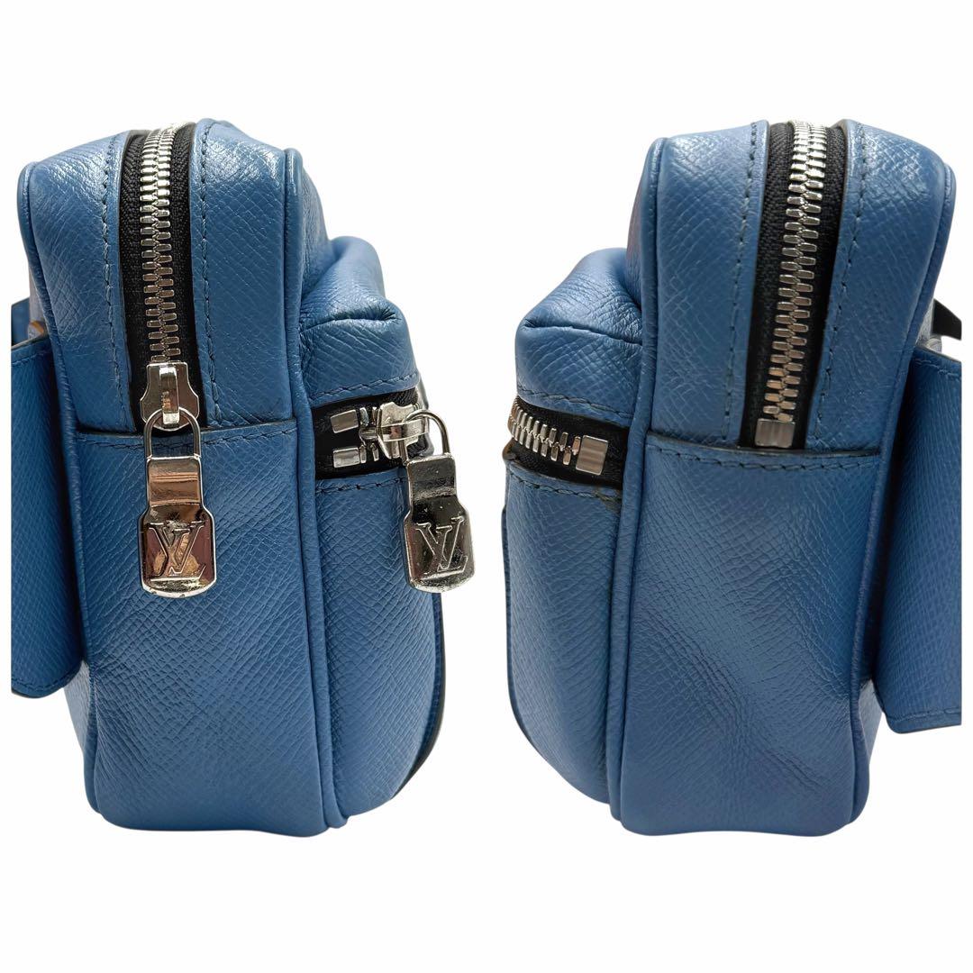 6149 極美品 ルイヴィトン タイガラマ バムバッグ ウエストバッグ ブルー