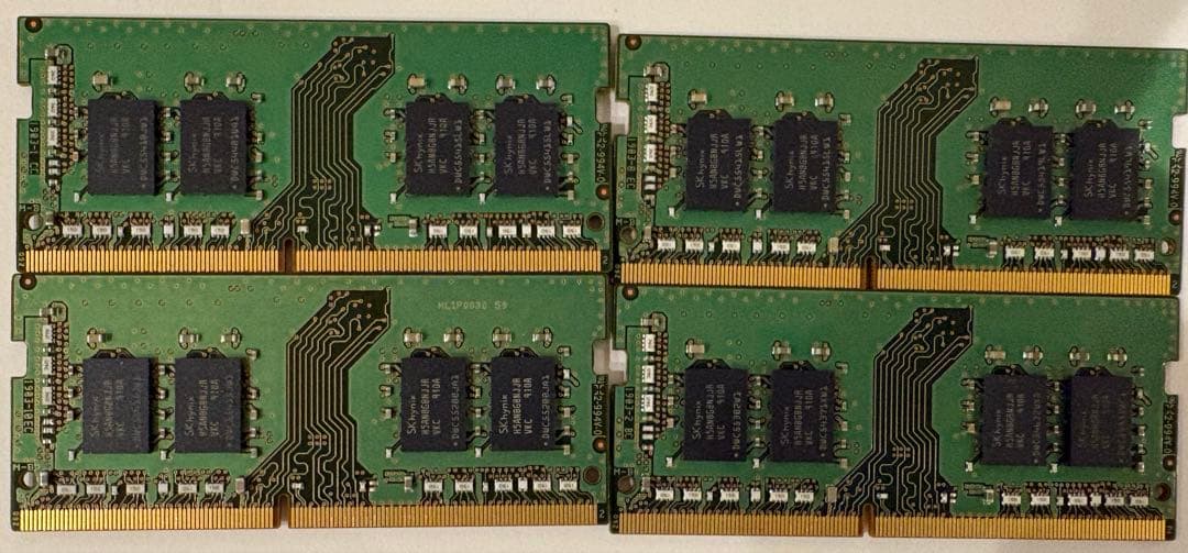 SK hynix 8GB DDR4 PC4-2666Vメモリー4枚