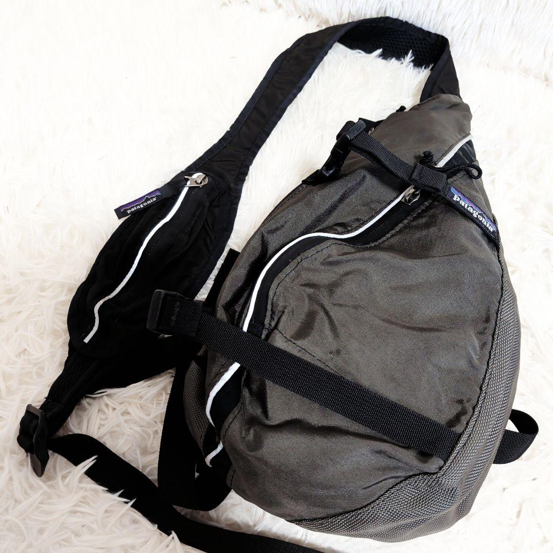 90s 00s USA製 パタゴニア スリングバッグ ボディバッグ y2k