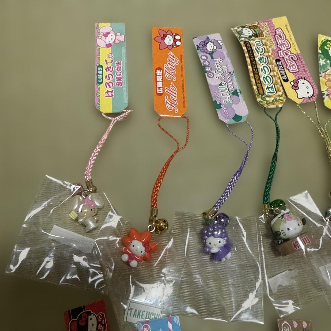 ご当地キティ 根付　14個セット【バラ売り不可】　キティちゃん　ハローキティ