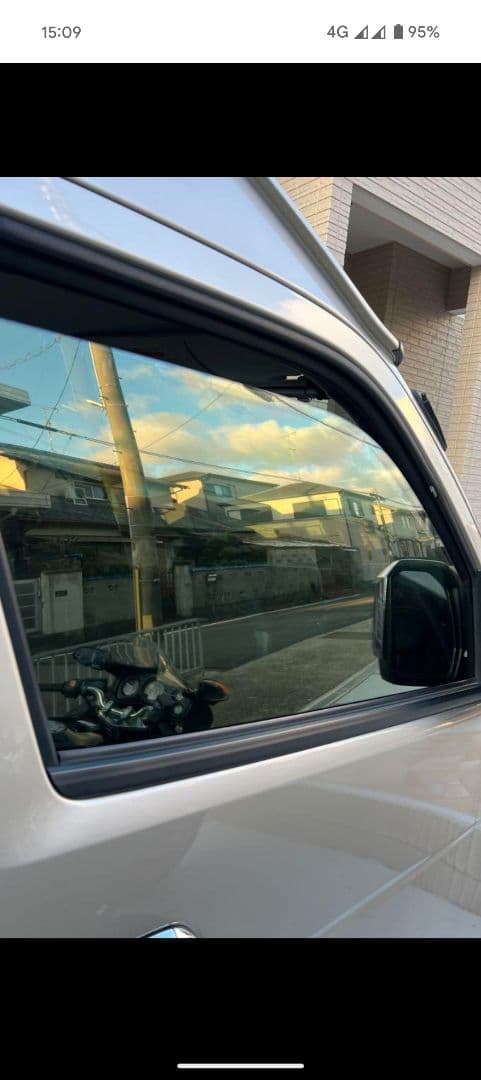 ggh20w 5% フィルム風サンシェード 脱着スモークサンシェード　セミスモ