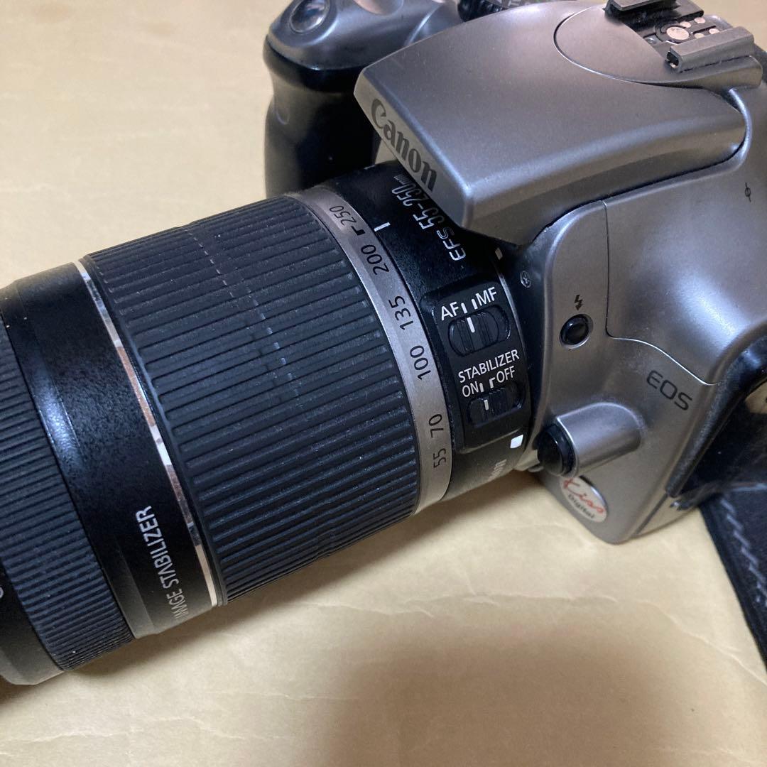 美品 Canon EOS DIGITAL デジタル 一眼 レフ 55-250mm