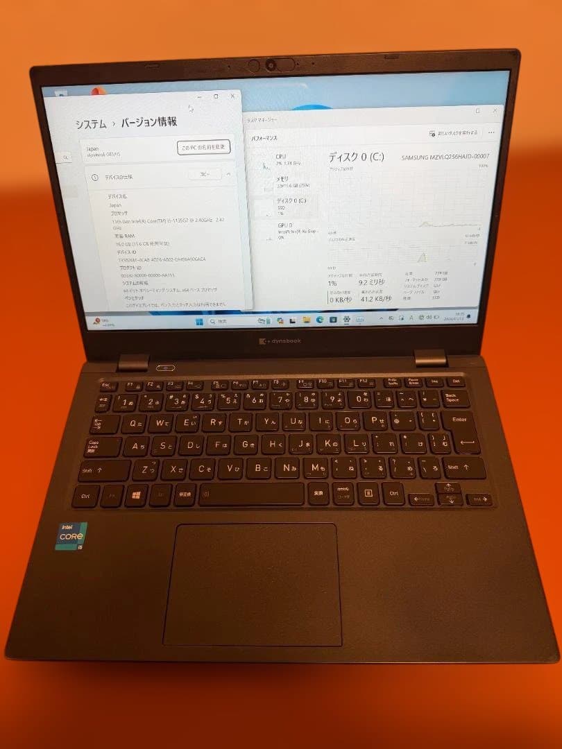 Windowsノート本体 Dynabook G83 i5-1135g7 16G-256G