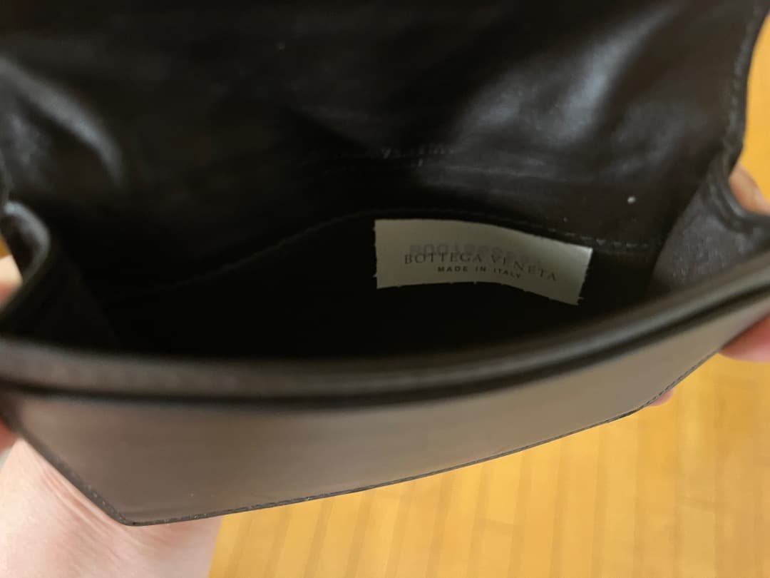 BOTTEGA VENETA イントレチャート名刺入れ　ダークブラウン？　箱無し