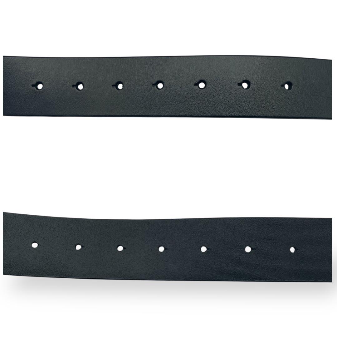 GUCCI グッチ インターロッキング バックル ベルト付き シルバー ブラック