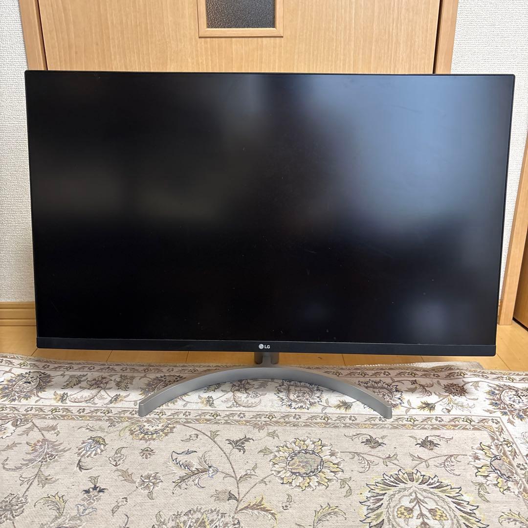 LGモニター31.5インチ【32UN500-W】4K/VA/HDMI/DP
