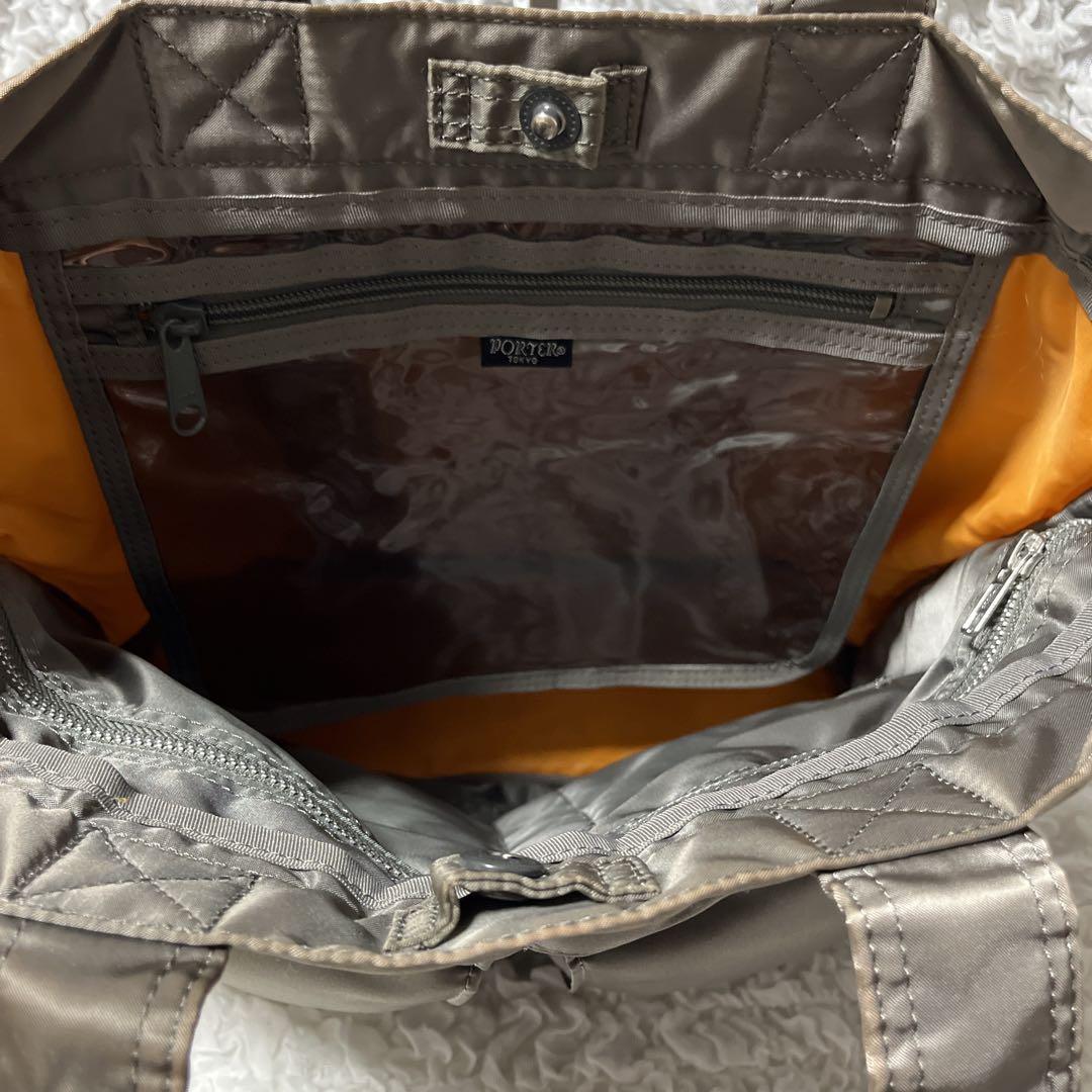 ✨希少✨ポーター　タンカー　トートバッグ　シルバーグレー　A4可