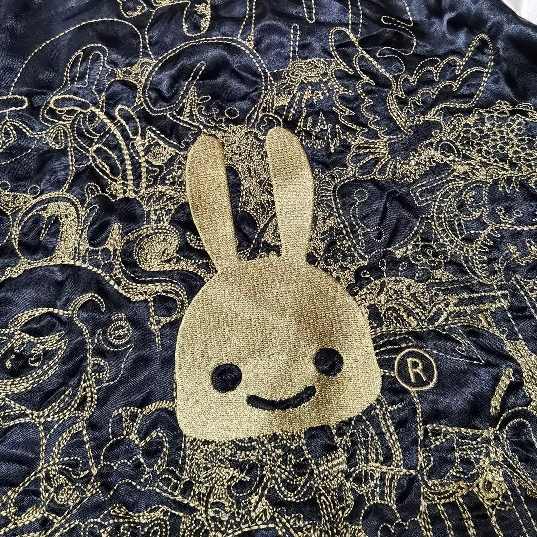 極美品 激レア CUNE 30周年 スカジャン うさぎ 刺繍 シンサレート XL