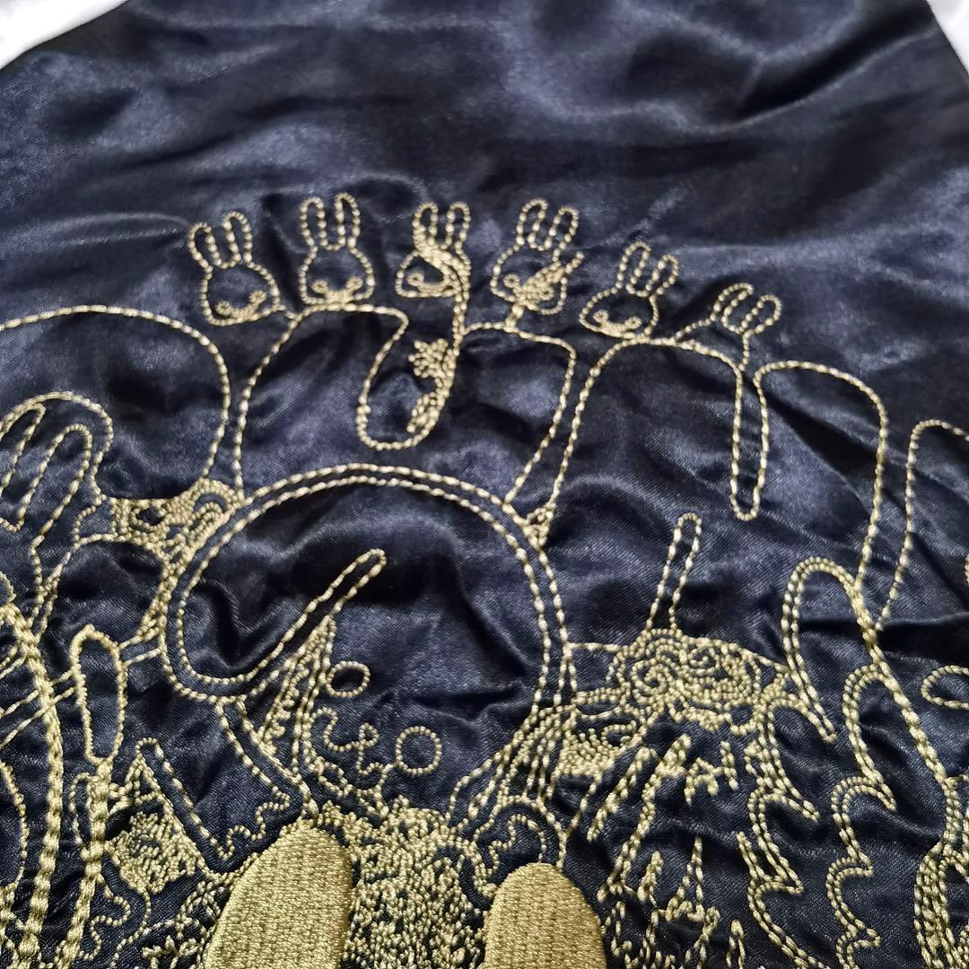 極美品 激レア CUNE 30周年 スカジャン うさぎ 刺繍 シンサレート XL