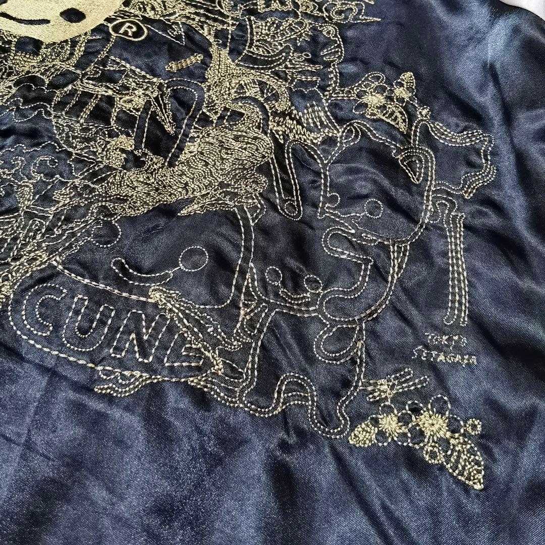 極美品 激レア CUNE 30周年 スカジャン うさぎ 刺繍 シンサレート XL