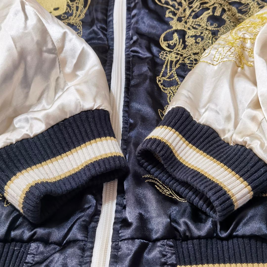 極美品 激レア CUNE 30周年 スカジャン うさぎ 刺繍 シンサレート XL