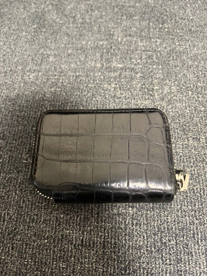 ITTI CRISTY COIN CARD WLT / CROCO クロコ　黒