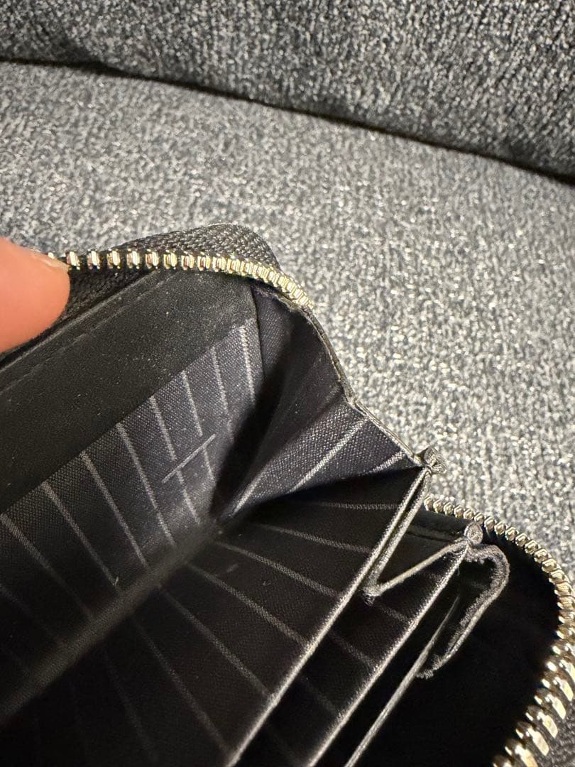 ITTI CRISTY COIN CARD WLT / CROCO クロコ　黒