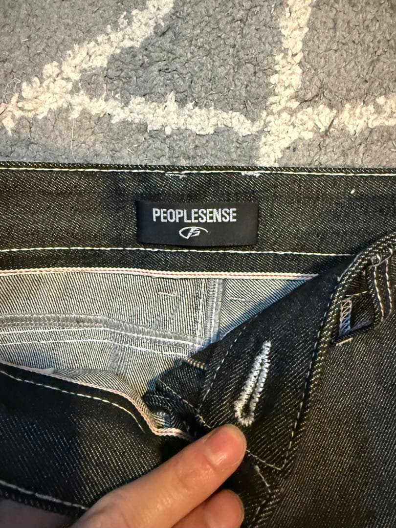 PEOPLESENSE リジットダークデニム パンツ