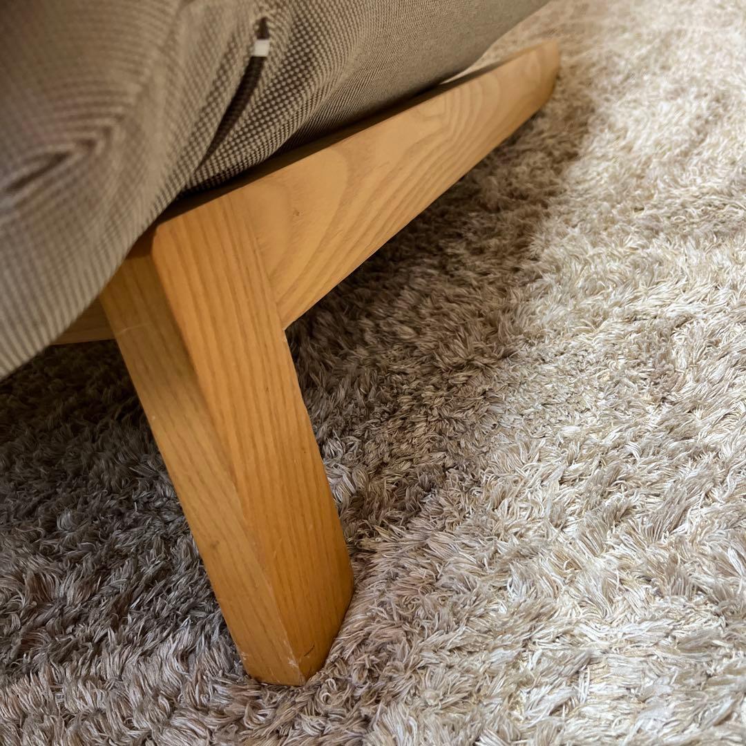 【直接引渡のみ】【愛知県尾張】無印良品 ハイバックリクライニングソファ2個セット