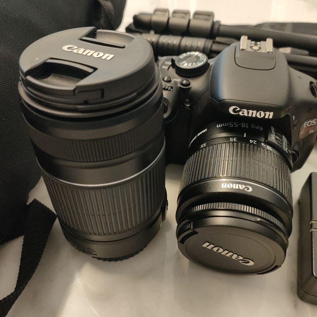 三脚おまけ付き✩キヤノン EOS Kiss X5 ダブルズームキット動作確認済み
