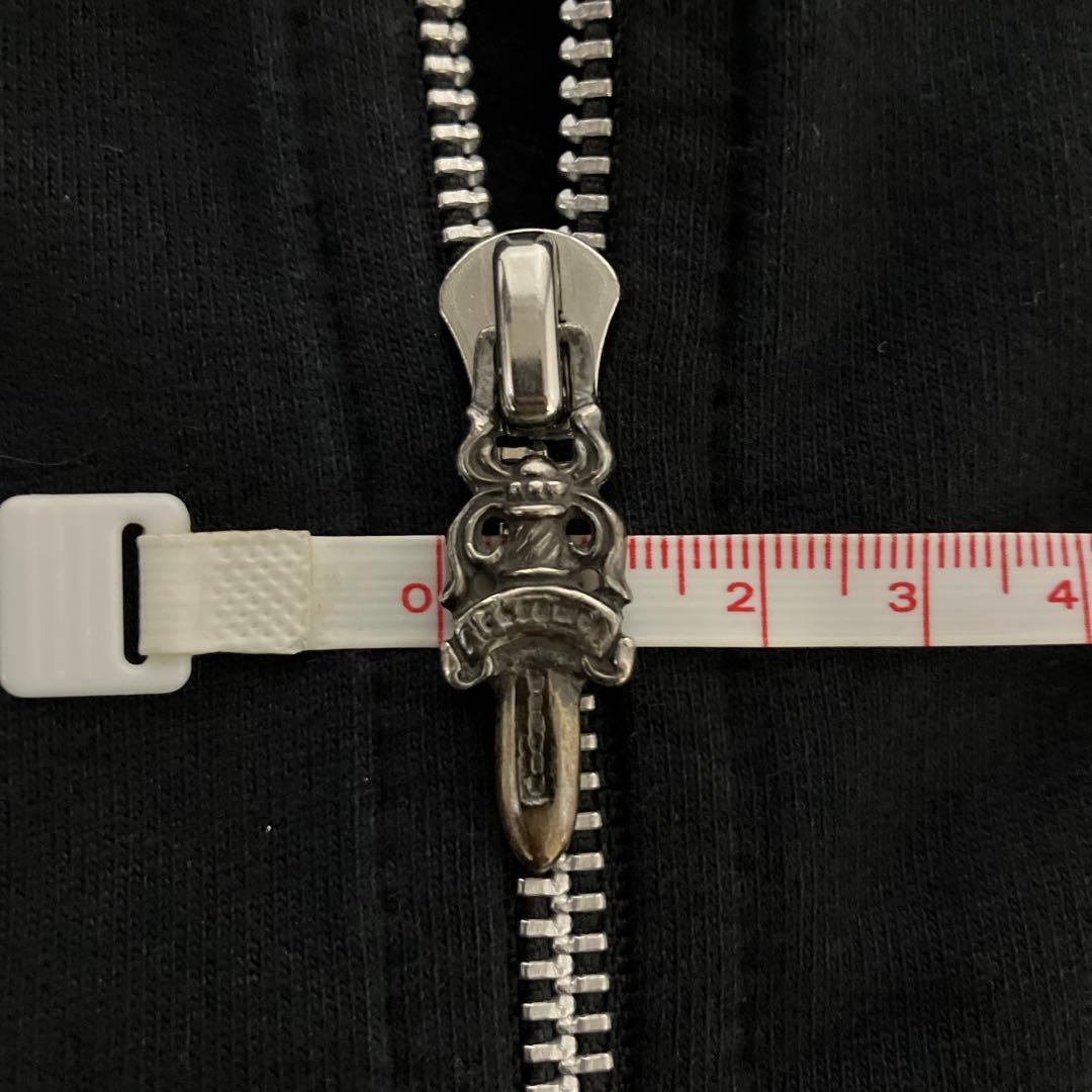 クロムハーツ　ブラックパーカー バック&アームプリント　US XS