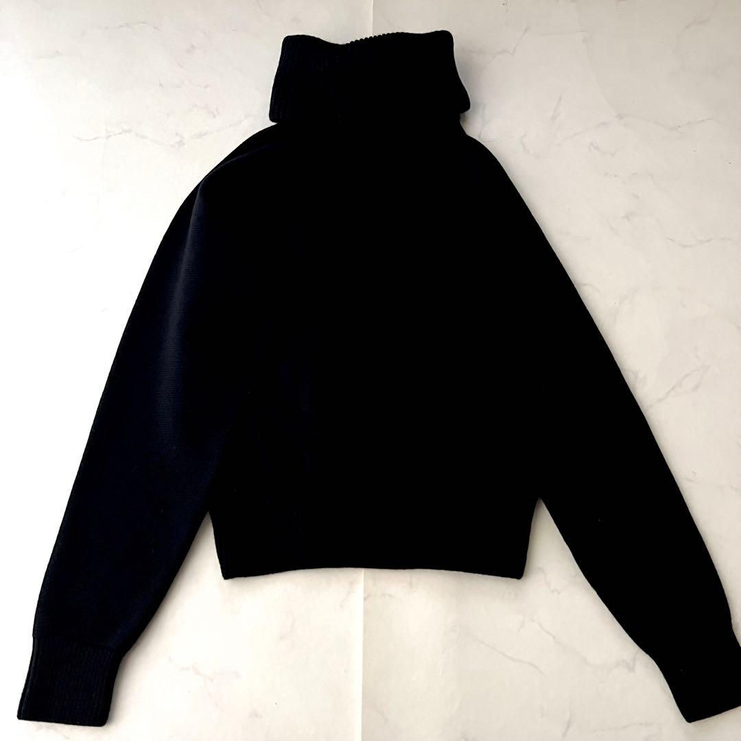 現行品 ヴェルサーチ ニットジャケット パーカー ブラック 黒 44 S〜M相当