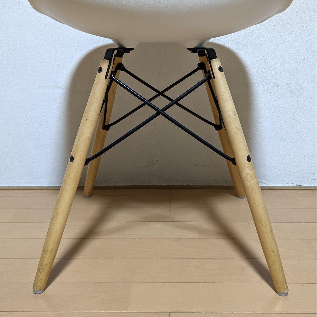 美品 正規品 ハーマンミラー イームズ シェル サイド チェア DSW ホワイト