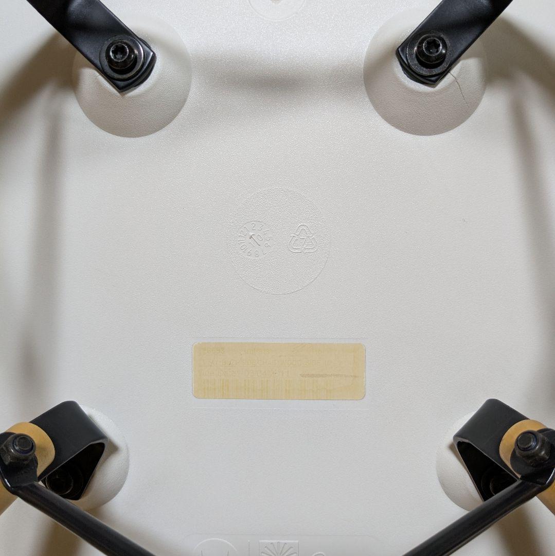 美品 正規品 ハーマンミラー イームズ シェル サイド チェア DSW ホワイト