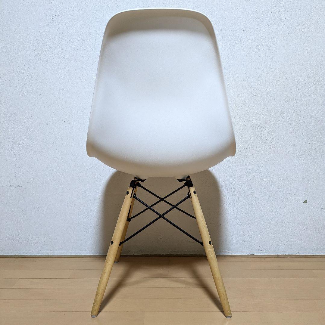 美品 正規品 ハーマンミラー イームズ シェル サイド チェア DSW ホワイト