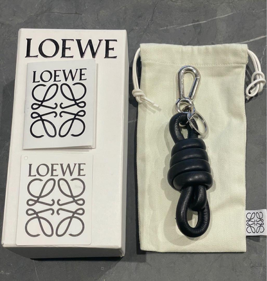 LOEWE ノットキーホルダー　ブラック