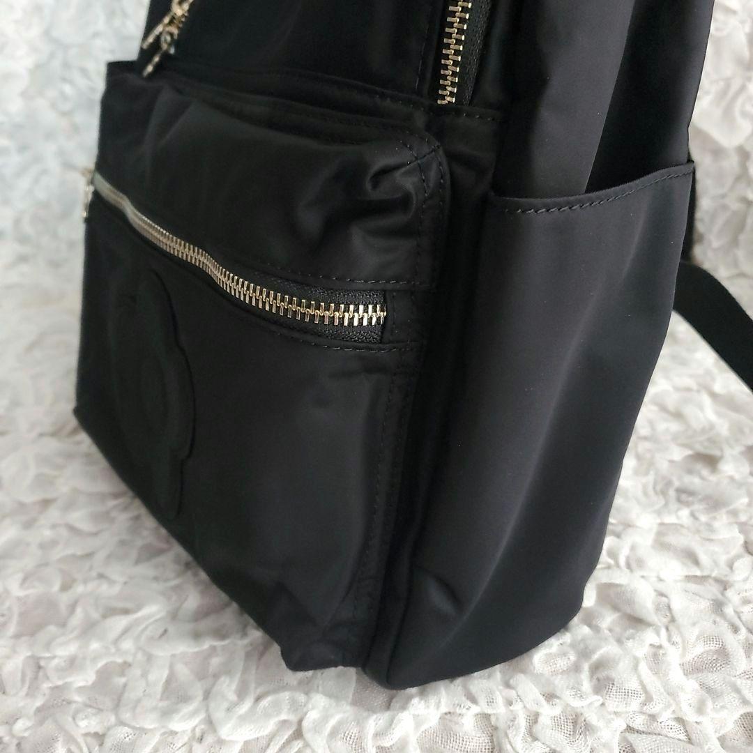 MARY QUANT マリークワント ナイロン リュック デイジー ブラック 黒