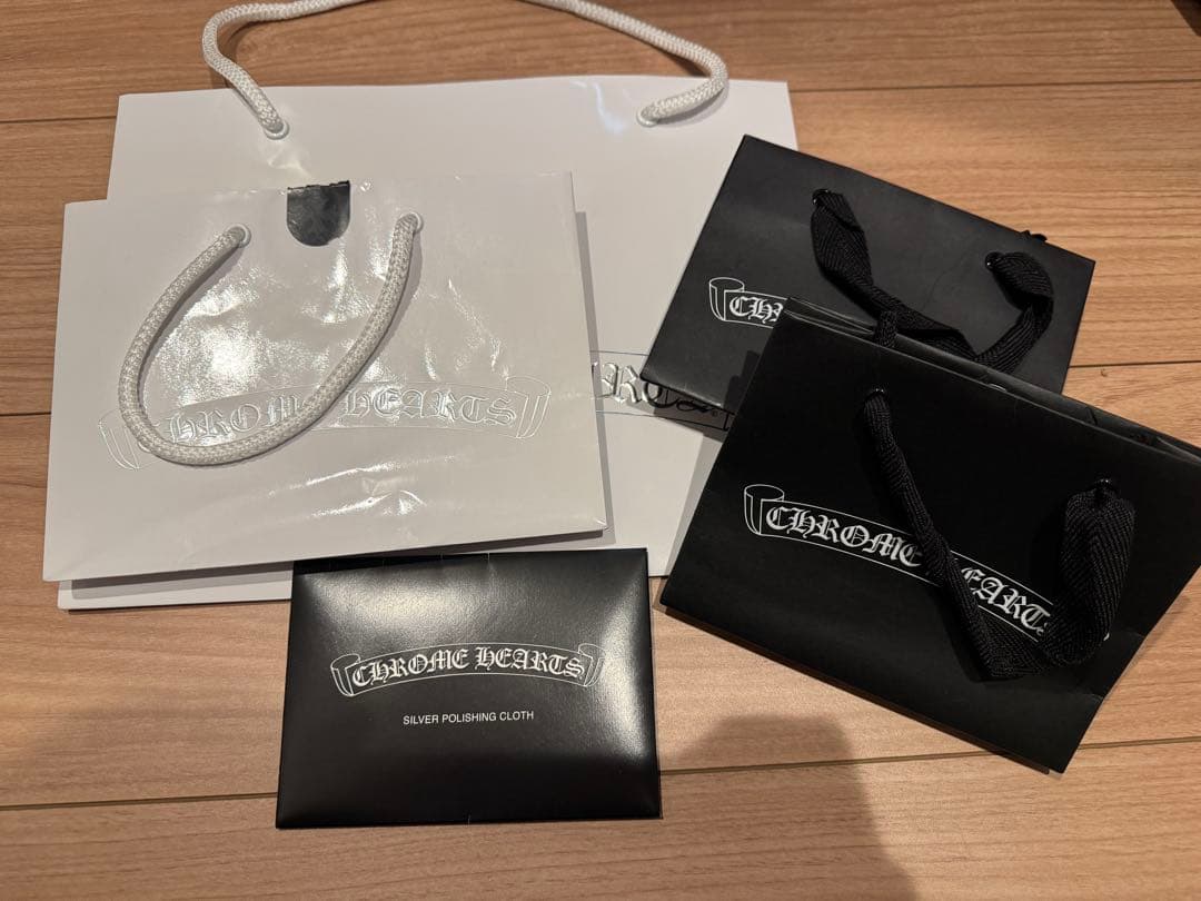 クロムハーツ　革袋　ボールチェーン　箱　ショッパー　ネックレス