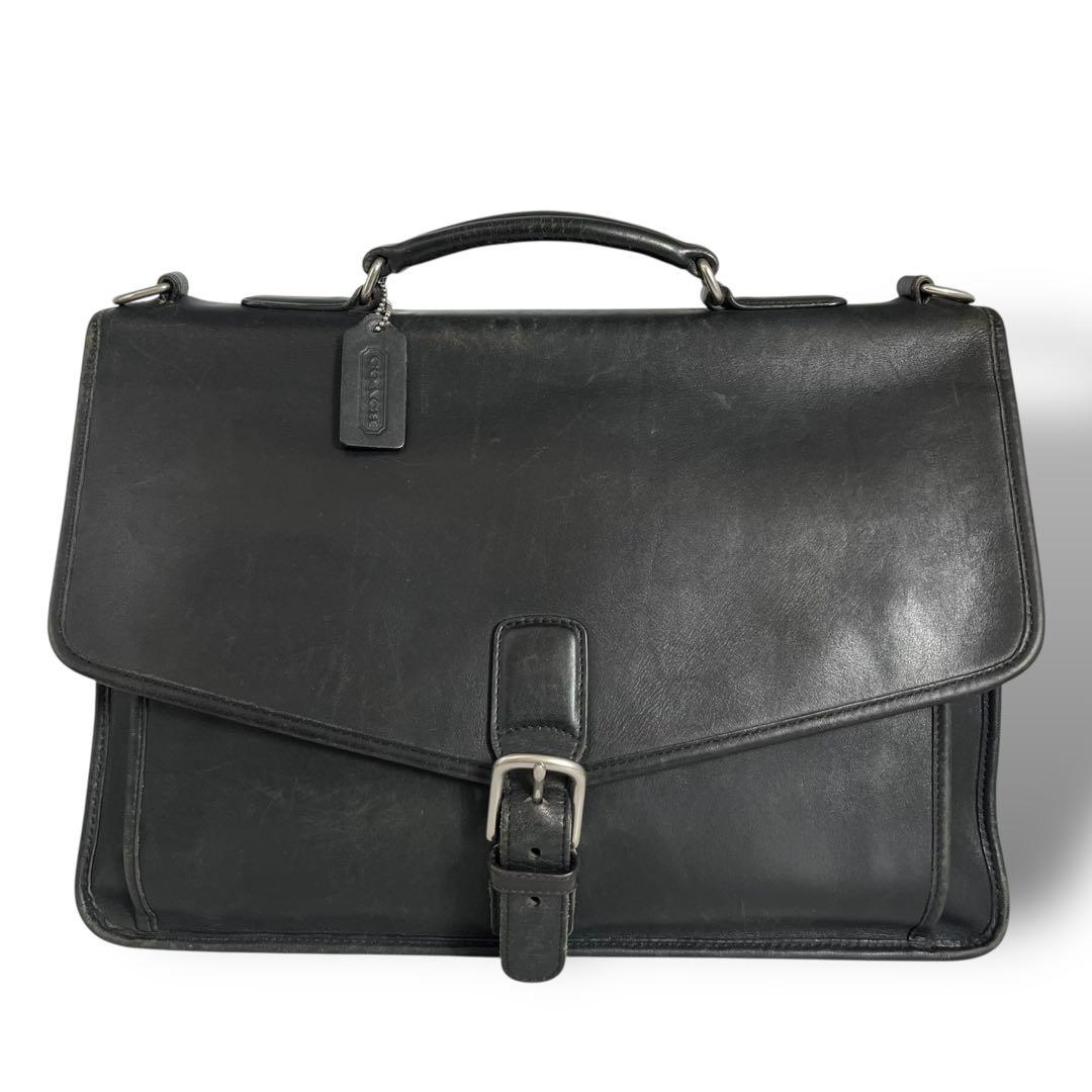 COACH コーチ グラブタンレザー 2WAY ビジネスバッグ ブリーフケース