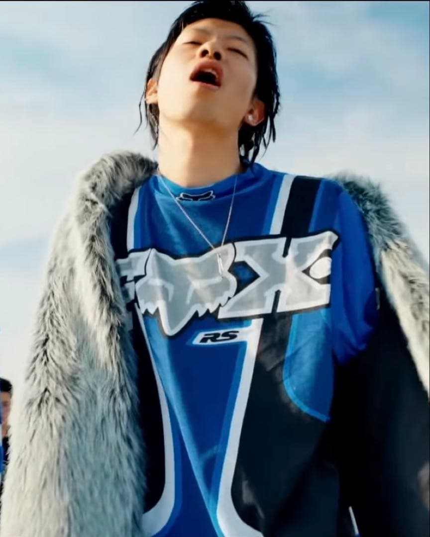 tohji着用 FOXレーシングロングシャツ