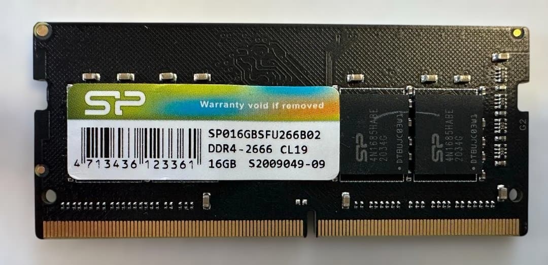 シリコンパワー ノートPC用メモリ DDR4-2666(PC4-21300)