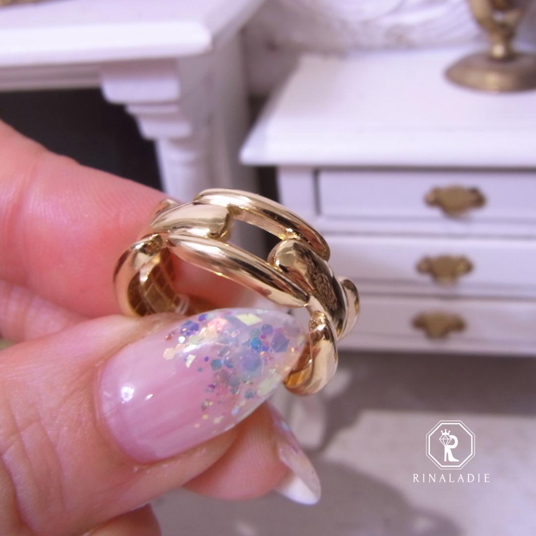 第二弾‼️【S】K18　17号　4.85ｇ　地金リング