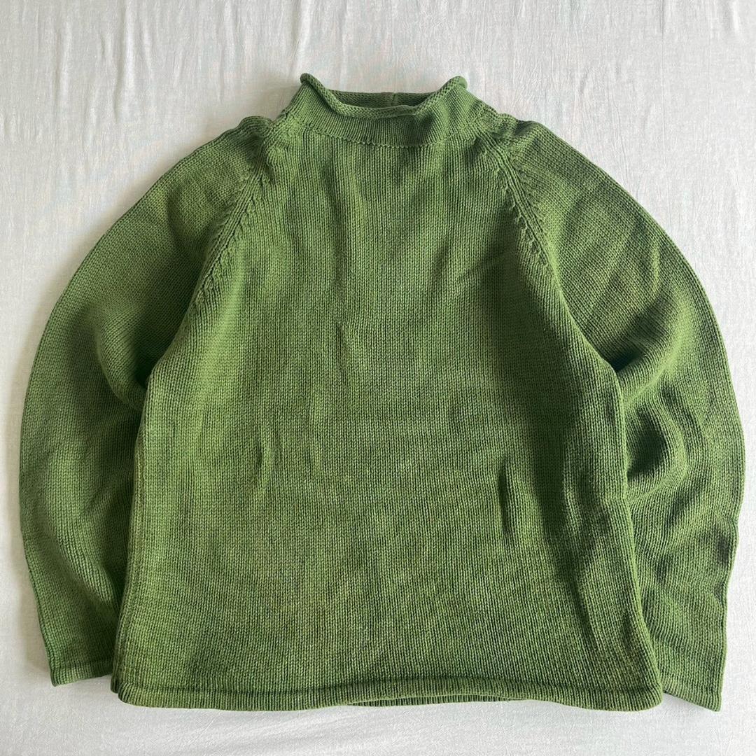 J.CREW 90's ロールネック スウェット ローゲージ ニット