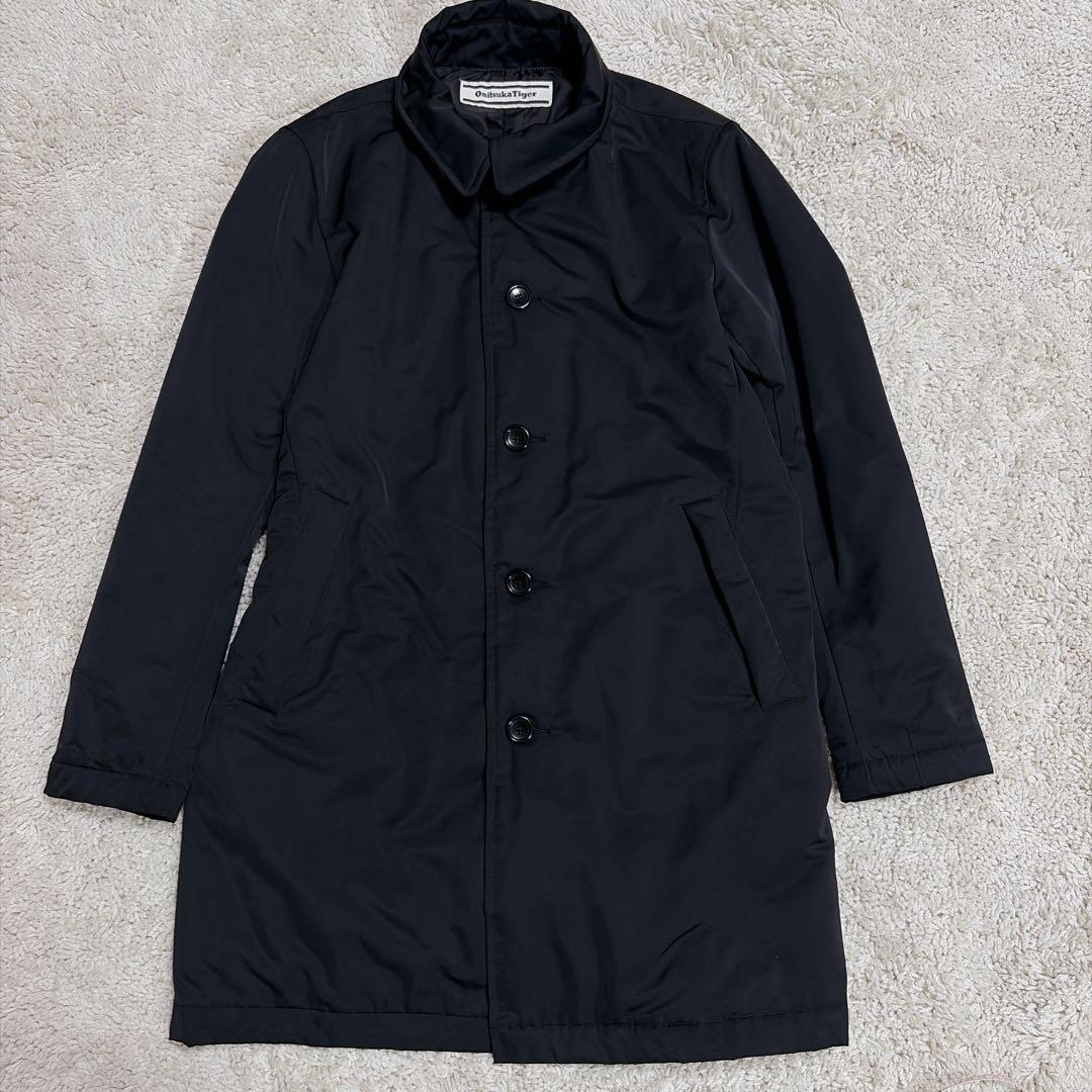 極美品✨オニツカタイガー 中綿コート 比翼 ナイロン THERMOLIFE 黒