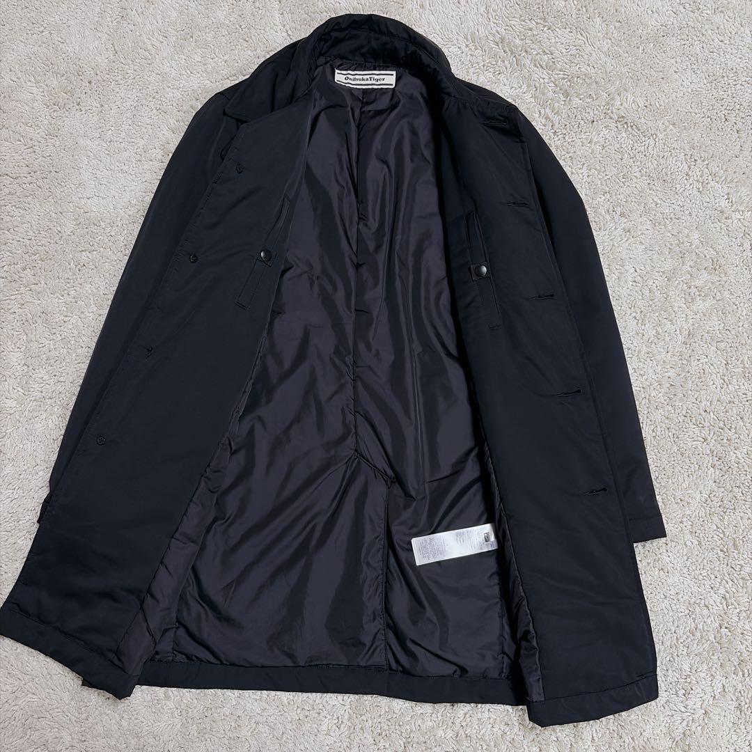 極美品✨オニツカタイガー 中綿コート 比翼 ナイロン THERMOLIFE 黒