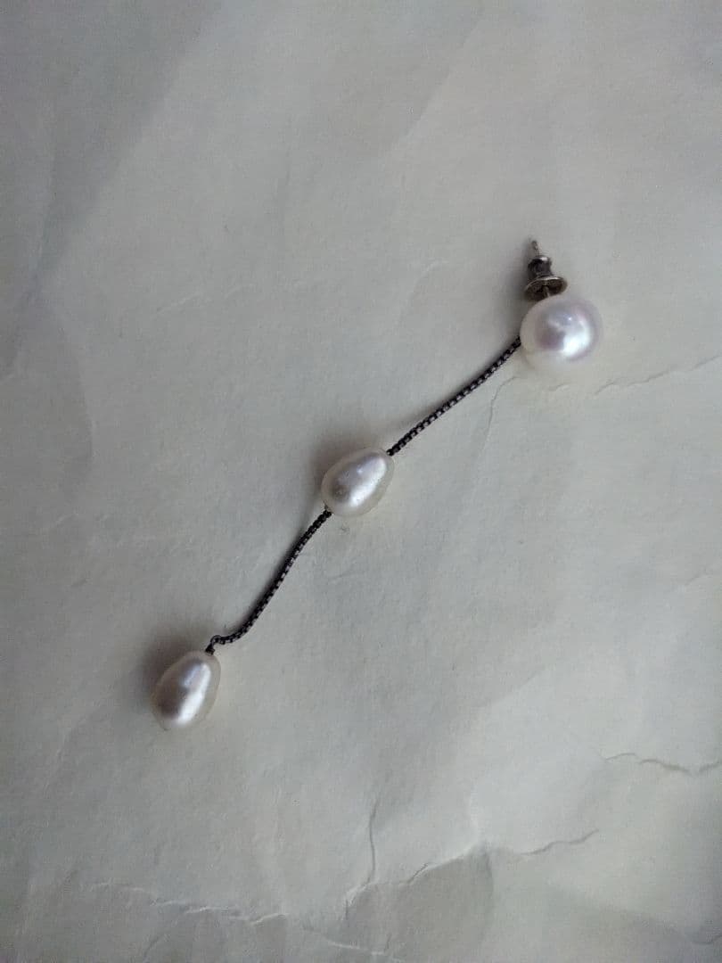 最終価格　SOPHIE BUHAI パールドロップピアス 三連　片耳用