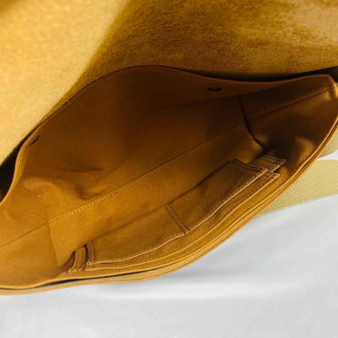 Uni&co. ユニアンドコー　ブラウンレザー メッセンジャーバッグ