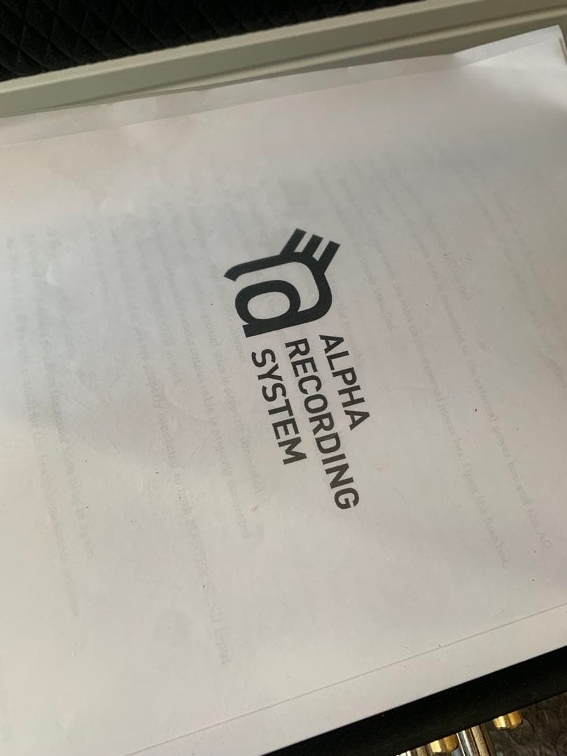 アルファレコーディング　MODEL 4100