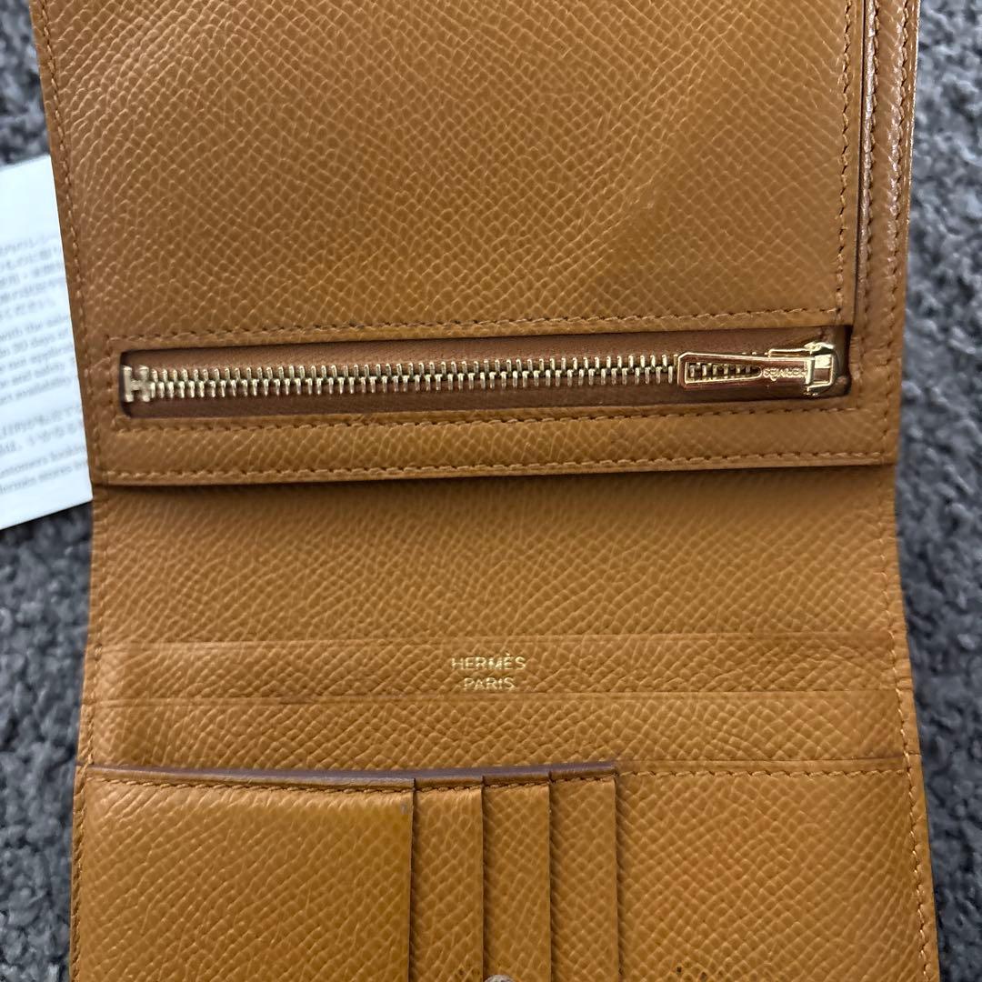 HERMES エルメス　ベアンコンパクトウォレット